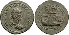 CILICIA, Anazarbus. Trajan Decius. 249-251 AD. Æ 36mm (26.47 gm). Dated civic year 268 (249/50 AD). Estimate $1000 CILICIA, Anazarbus. Trajan Decius. 249-251 AD. Æ 36mm (26.47 gm). Dated civic year 26