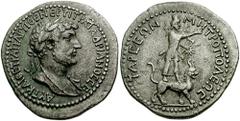 CILICIA, Tarsus. Hadrian. 117-138 AD. AR Tridrachm (9.65 gm). Estimate $1000  CILICIA, Tarsus. Hadrian. 117-138 AD. AR Tridrachm (9.65 gm). AUT KAI QE TRA PAR UI QE NER UI TRAI ADRIANOC CE PP, laureat