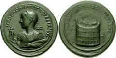 GORDIAN III. 238-244 AD Æ Medallion (50.23 gm). Struck 243 AD. Estimate $20000  GORDIAN III. 238-244 AD Æ Medallion (50.23 gm). Struck 243 AD. IMP GORDIANVS PIVS FELIX AVG, laureate, draped, and cuira