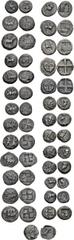 The Ghazzat Hoard. Hoard of twenty-seven archaic and early classical silver coins. Includes the following: (a) THRACE, Ainos. Circa 500-475 BC. AR Oktadrachm (27mm, 27.52 g). Griffin seated left, ra