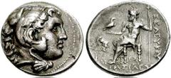 SELEUKID KINGS of SYRIA. Antiochos I. 280-261 BC. AR Tetradrachm (16.61 gm). Struck in Pergamon under Philetairos, in the name of Seleukos I, circa 279-274 BC. Estimate $300  SELEUKID KINGS of SYRIA. 