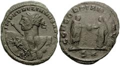 AURELIAN. 270-275 AD. Antoninianus (3.20 gm). Siscia mint. Struck 272-273 AD. Estimate $400 AURELIAN. 270-275 AD. Antoninianus (3.20 gm). Siscia mint. Struck 272-273 AD. Radiate bust left, seen from b