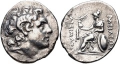 KINGS of THRACE. Lysimachos. 305-281 BC. AR Tetradrachm (27mm, 16.45 g, 11h). Uncertain mint. Posthumous issue, struck mid 3rd century BC. Diademed head of the deified Alexander right, with horn of Am