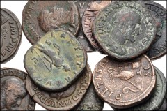 ROMAN. Imperial. Lot of thirteen (13) mostly Æ Sestertii from Severus Alexander to Phiip I. Includes: Severus Alexander (3) // Julia Mamaea // Maximinus I (2) // Maximus // Gordian III (4) // Philip I