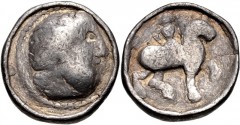 EASTERN EUROPE, Imitations of Philip II of Macedon. Circa mid to late 3rd century BC. AR Tetradrachm (24mm, 13.54 g, 4h). Huşi-Vovrişsti (Dacian-Moldavien) type. Laureate head of Zeus right / Youth on