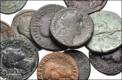 ROMAN. Provincial-Imperial. Lot of eleven (11) miscellaneous bronze coins. Includes: PROVINCIAL: Asia Minor. Augustus. Æ (2) // Pisidia, Antioch. Gordian III // IMPERIAL: Claudius. Æ As // Antoninus P