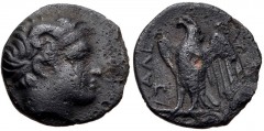 PTOLEMAIC KINGS of EGYPT. Ptolemy I Soter. As satrap, 323-305 BC. Æ Chalkous (11mm, 0.92 g, 5h). In the name of Alexander III of Macedon. Alexandreia mint. Struck circa 316-305/4 BC. Diademed head of 
