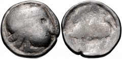 EASTERN EUROPE, Imitations of Philip II of Macedon. Circa mid to late 3rd century BC. AR Tetradrachm (24mm, 13.93 g, 1h). Huşi-Vovrişsti (Dacian-Moldavien) type. Laureate head of Zeus right / Youth on