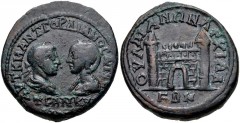 THRACE, Anchialus. Gordian III, with Tranquillina. AD 238-244. Æ (26mm, 13.42 g, 6h). Laureate, draped, and cuirassed bust of Gordian III right, facing diademed and draped bust of Tranquillina left / 