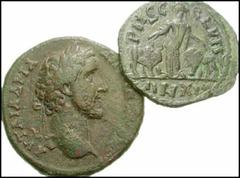 ROMAN PROVINCIAL. Northern Greece. Lot of two Æ. Lot includes the following: THRACE, Philippopolis. Antoninus Pius. 138-161 AD. Æ 30mm (20.04 gm). Laureate head right / City-goddess seated left, turre
