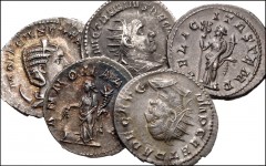ROMAN. Imperial. Lot of ten (10) AR Antoniniani from Gordian III to Trajan Decius. Includes: Gordian III (3) // Philip I (4) // Otacilia Severa // Trajan Decius (2). Good VF or better, some toned. LOT
