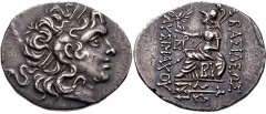 THRACE, Byzantion. Circa 90-80 BC. AR Tetradrachm (33mm, 15.79 g, 12h). In the name and types of Lysimachos. Diademed head of the deified Alexander right, with horn of Ammon / Athena Nikephoros seated