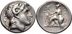 KINGS of THRACE, Macedonian. Lysimachos. 305-281 BC. AR Tetradrachm (29mm, 15.94 g, 12h). Smyrna mint. Struck circa 287/6-282/1 BC. Diademed head of the deified Alexander right, with horn of Ammon / A