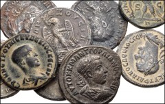 ROMAN. Provincial. Lot of fifteen (15) Syro-Phoenician silver & billon tetradrachms. Includes: Caracalla (2) // Gordian III (2) // Philip I (2) // Philip II // Trajan Decius (5) // Herennius Etruscus 