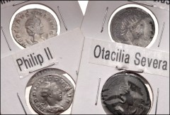 ROMAN. Imperial. Lot of ten (10) AR Antoniniani from Elagabalus to Volusian. Includes: Elagabalus // Gordian III // Philip I // Otacilia Severa // Philip II // Trajan Decius // Herennia Etruscilla // 