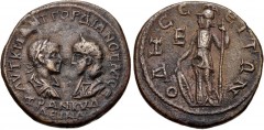MOESIA INFERIOR, Odessus. Gordian III, with Tranquillina. AD 238-244. Æ Pentassarion (26mm, 9.65 g, 12h). Laureate, draped, and cuirassed bust of Gordian III right, facing diademed and draped bust of 