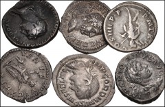 ROMAN. Imperial. Lot of twenty-five (25) AR Denarii. Includes: Titus, as Caesar // Domitian as Caesar and Augustus (3) // Nerva // Trajan (5) // Hadrian // Antoninus Pius // Diva Faustina // Lucius Ve