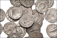 ROMAN. Imperial. Lot of twenty-two (22) AR Antoniniani from Gordian III to Postumus. Includes: Gordian III // Philip I (3) // Otacilia Severa // Philip II // Trajan Decius // Herennia Etruscilla // Tr