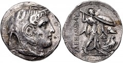 PTOLEMAIC KINGS of EGYPT. Ptolemy I Soter. As satrap, 323-305 BC. AR Tetradrachm (29mm, 14.88 g, 1h). Ptolemaic standard. In the name of Alexander III of Macedon. Alexandreia mint. Struck circa 311/0-