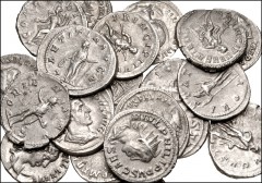 ROMAN. Imperial. Lot of fifty-one (51) AR Antoniniani from Caracalla to Volusian. Includes: Caracalla // Elagabalus // Gordian III (17) // Philip I (11) // Otacilia Severa (4) // Philip II as Caesar (