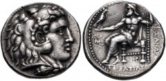 SELEUKID KINGS of SYRIA. Seleukos I Nikator. 312-281 BC. AR Tetradrachm (26mm, 16.90 g, 2h). In the name and types of Alexander III of Macedon. Babylon I mint. Struck circa 311-300 BC. Head of Herakle