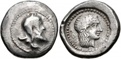 DYNASTS of LYCIA. Vekhssere I. Circa 450-430/20 BC. AR Stater (20.5mm, 7.45 g, 10h). Arñna (Xanthos) mint. Head right, wearing satrapal headdress / Laureate head of Apollo right; diskeles to left; all