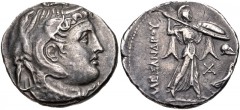 PTOLEMAIC KINGS of EGYPT. Ptolemy I Soter. As satrap, 323-305 BC. AR Tetradrachm (28mm, 15.56 g, 12h). Ptolemaic standard. In the name of Alexander III of Macedon. Alexandreia mint. Struck circa 311/0