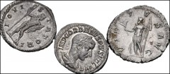 ROMAN. Imperial. Lot of three (3) silver issues from Gordian III to Postumus. Includes: Gordian III. RIC IV 71; RSC 388 // Gordian III. AR Denarius. RIC IV 129a; RSC 325 // Postumus. RIC V 309; Mairat