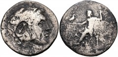 LYCIA, Phaselis. Circa 221/0-189/8 BC. AR Tetradrachm (31mm, 14.49 g, 12h). In the name and types of Alexander III of Macedon. Dated CY 31 (191/0 BC). Head of Herakles right, wearing lion skin; c/m: a