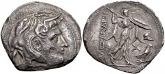 PTOLEMAIC KINGS of EGYPT. Ptolemy I Soter. As satrap, 323-305 BC. AR Tetradrachm (32mm, 13.26 g, 12h). Ptolemaic standard. In the name of Alexander III of Macedon. Alexandreia mint. Struck circa 311/0