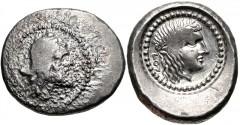DYNASTS of LYCIA. Vekhssere I. Circa 450-430/20 BC. AR Stater (23mm, 8.17 g, 3h). Arñna (Xanthos) mint. Head right, wearing satrapal headdress / Laureate head of Apollo right; diskeles to left; all in