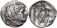 PTOLEMAIC KINGS of EGYPT. Ptolemy I Soter. As satrap, 323-305 BC. AR Tetradrachm (28mm, 15.50 g, 12h). Ptolemaic standard. In the name of Alexander III of Macedon. Alexandreia mint. Struck circa 311/0