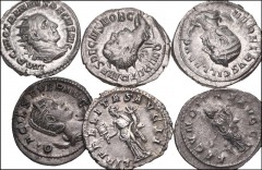 ROMAN. Imperial. Lot of twenty-five (25) antoniniani and two (2) Æ quinarii. Includes: Mid- to late-third century emperors and empresses, from Gordian III to Allectus, with most covering the period of