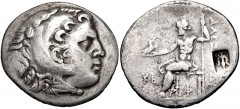 LYCIA, Phaselis. Circa 218/7-186/5 BC. AR Tetradrachm (33mm, 15.14 g, 12h). In the name and types of Alexander III of Macedon. Dated CY 22 (197/6 BC). Head of Herakles right, wearing lion skin / Zeus 