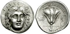 ISLANDS off CARIA, Rhodos. Rhodes. Circa 230-205 BC. AR Tetradrachm (12.57 gm). Ameinias, magistrate. Estimate $1500 ISLANDS off CARIA, Rhodos. Rhodes. Circa 230-205 BC. AR Tetradrachm (12.57 gm). Ame