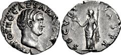 Otho. AD 69. AR Denarius (20mm, 3.48 g, 6h). Rome mint. Struck 15 January–8 March. IMP OTHO CAESAR AVG TR P, bare head right / SECVRI TAS P R, Securitas, draped, standing left, holding wreath in right