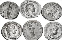 ROMAN. Imperial. Lot of four hundred sixteen (416) AR Antoniniani from Gordian III to Gallienus. Includes: Gordian III (189) // Philip I (85) // Philip II (16) // Otacilia Severa (13) // Trajan Decius