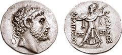 KINGS of MACEDON. Philip V. 221-179 BC. AR Tetradrachm (16.86 gm, 11h). Pella or Amphipolis mint. Struck circa 220 BC. Estimate $3000 KINGS of MACEDON. Philip V. 221-179 BC. AR Tetradrachm (16.86 gm, 