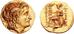 KINGS of THRACE. Lysimachos. 305-281 BC. AV Stater (8.56 gm, 2h). Pella mint. Struck circa 286/5-282/1 BC. Estimate $3000 KINGS of THRACE. Lysimachos. 305-281 BC. AV Stater (8.56 gm, 2h). Pella mint. 