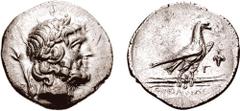 LYCIA, Oinoanda. After 188 BC. AR Didrachm (7.42 gm, 12h). Dated year 3 (186/5 BC?). Estimate $500 LYCIA, Oinoanda. After 188 BC. AR Didrachm (7.42 gm, 12h). Dated year 3 (816/5 BC?). Laureate head of