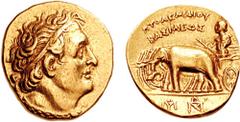 PTOLEMAIC KINGS of EGYPT. Ptolemy I Soter. 305-285 BC. AV Stater (7.09 gm, 12h). Kyrene mint. Struck circa 300-298 BC. Estimate $10000  PTOLEMAIC KINGS of EGYPT. Ptolemy I Soter. 305-285 BC. AV Stater