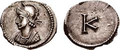CONSTANTINOPOLIS. AR Third Siliqua (1.07 gm, 12h). Constantinople mint. Struck under Constantine I, circa 330 AD. Estimate $2000 CONSTANTINOPOLIS. AR Third Siliqua (1.07 gm, 12h). Constantinople mint.