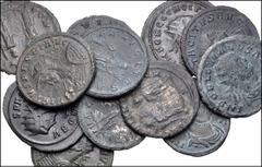 ROMAN. Imperial. Lot of twelve (12) antoniniani. Includes: Tacitus (4 coins) // Florian (4 coins) // Probus (3 coins) // Carinus. Average VF, several with verdigris and/or corrosion, and several with 