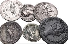 ROMAN. Imperial. Lot of sixteen (16) denarii and antoniniani. Includes: Denarii: Faustina Senior // Julia Domna // Antoniniani: Gordian III // Philip I // Philip II // Trajan Decius // Trebonianus Gal