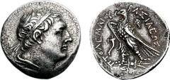 PTOLEMAIC KINGS of EGYPT. Ptolemy III Euergetes. 246-221 BC. Estimate $3000 PTOLEMAIC KINGS of EGYPT. Ptolemy III Euergetes. 246-221 BC. AR Tetradrachm (13.79 gm, 12h). Lebedos mint. Diademed head rig