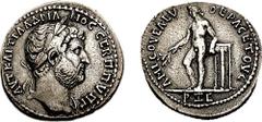 PONTUS. Amisus. Hadrian. 117-138 AD. AR Didrachm (5.99 gm, 7h). Dated CY 166 (134/5 AD). Estimate $300 PONTUS. Amisus. Hadrian. 117-138 AD. AR Didrachm (5.99 gm, 7h). Dated CY 166 (134/5 AD). Laureate
