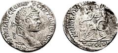 CILICIA, Tarsus. Caracalla. 198-217 AD. AR Didrachm (4.87 gm, 1h). Struck 215-217 AD. Estimate $300 CILICIA, Tarsus. Caracalla. 198-217 AD. AR Didrachm (4.87 gm, 1h). Struck 215-217 AD. Laureate head 