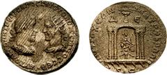 SYRIA, Seleucis and Pieria. Antioch. Trebonianus Gallus, with Volusian. 251-253 AD. Æ 30mm (19.88 gm, 6h). Estimate $200 SYRIA, Seleucis and Pieria. Antioch. Trebonianus Gallus, with Volusian. 251-253