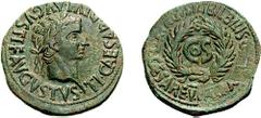 SPAIN, Bilbilis. Tiberius. 14-37 AD. Æ 27mm (10.84 g, 6h). L. Aelius Sejanus, praetorian consul. Struck 31 AD. Estimate $1000  SPAIN, Bilbilis. Tiberius. 14-37 AD. Æ 27mm (10.84 g, 6h). L. Aelius Seja