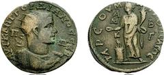 CILICIA, Tarsus. Gordian III. 238-244 AD. Æ 35mm (23.91 g, 6h). Estimate $200 CILICIA, Tarsus. Gordian III. 238-244 AD. Æ 35mm (23.91 g, 6h). Radiate, draped, and cuirassed bust right / Homonoia stand